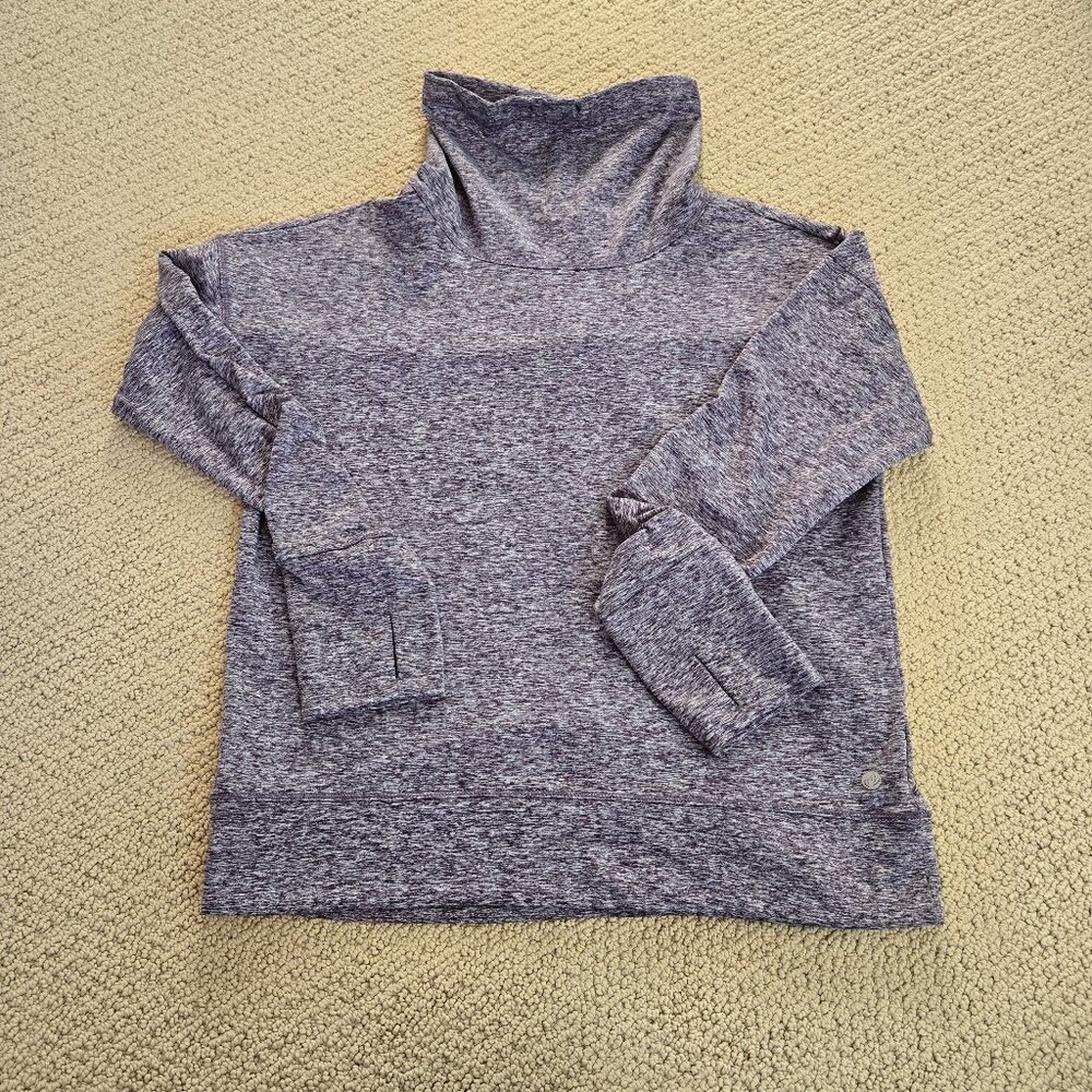 Apana Womens Medium‎ Purple Hooded Sweatshirt